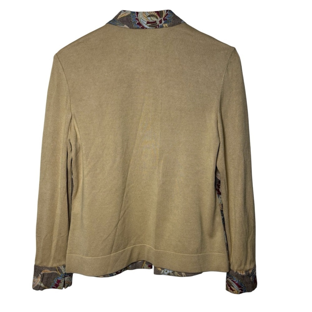Doncaster Cottagecore Tapestry Jacket Womens 10 Wool Silk Blend Victorian Luxury - Picture 2 of 13